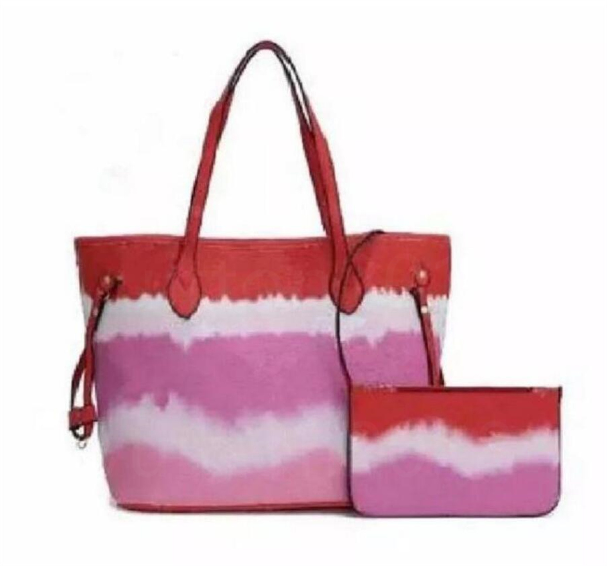 

lady designer Handbags women Purse Totes Large Capacity Ladies Shopping bag PU Leather Shoulder Bags wallets clutch, Pink