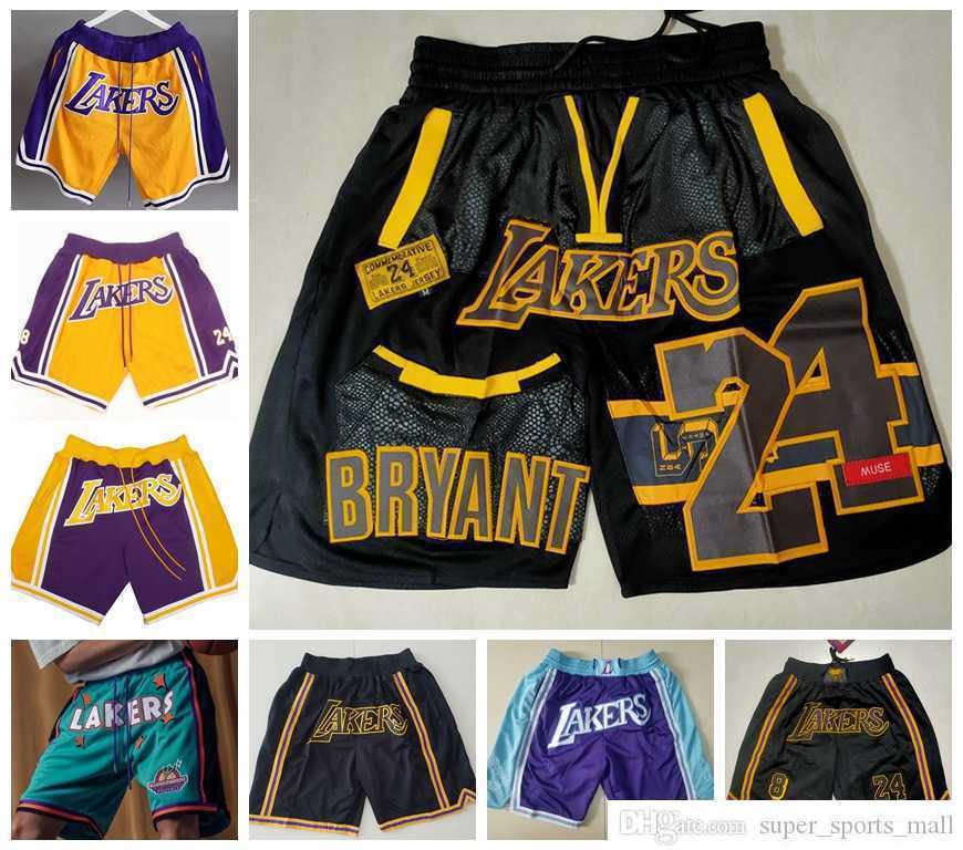 

Westbrook James Team Men Basketball Shorts JUST&DON Stitched Mitchell and Ness With Pocket Zipper Sweatpants Mesh Retro Sport PANTS -2XL, 10