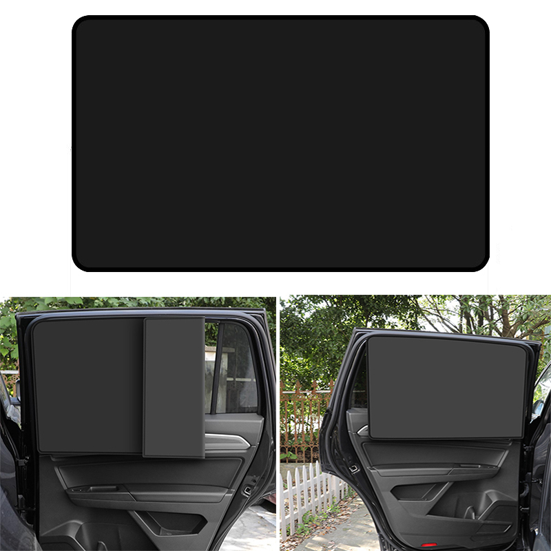 

Magnetic Sun Shade Car Side Window UV Protector Strong Magnets Mount Portable SunShade Curtain Black Cover Car Accessories