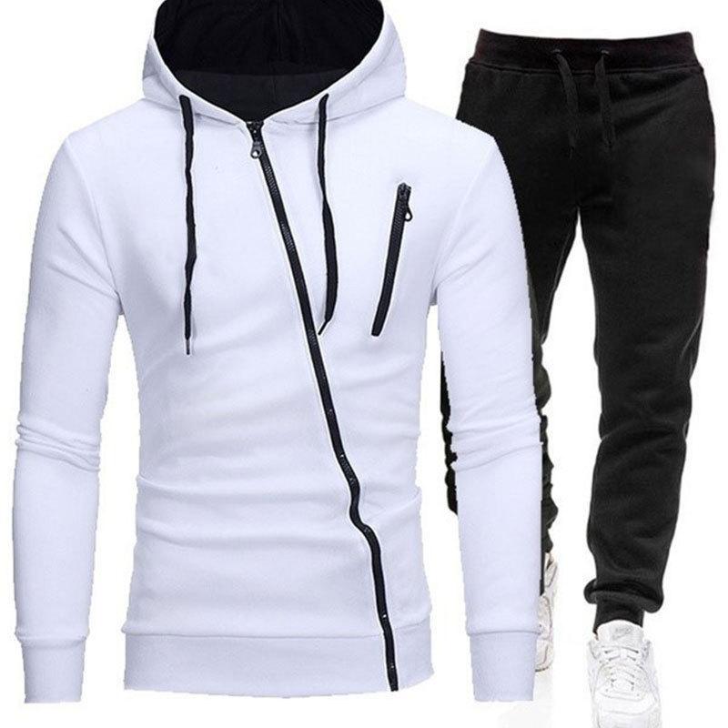 

Men's Tracksuits FOR Spring And Autumn Winter Leisure Sports Sweater Set Lace Cardigan Weather Zsb-W01-ZK33, Gray