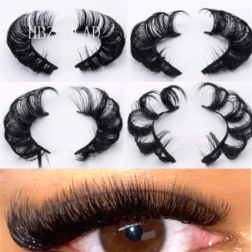 

10pairs 825mm Makeup Eyelashes 3D Mink Thick HandMade Fluffy Lashes DD Volume Wispy Soft Lash Reusable False Eyelash 220613