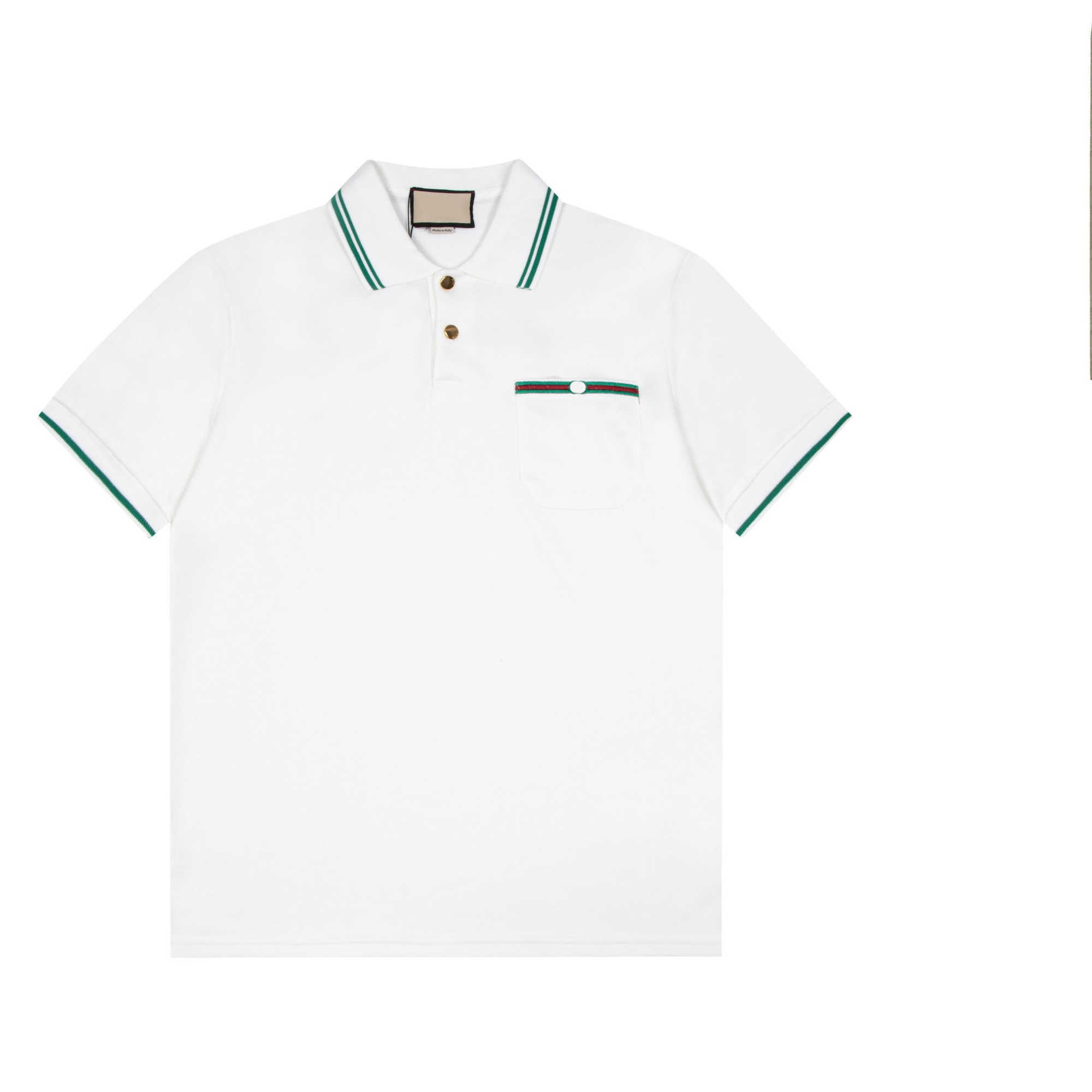 

2022ss 100 Cotton Mens Golf Polo Shirt Polo Blank Embroidered High Quality Camisas Polyester Men Quantity Turtleneck x5r5uh4fgc, White