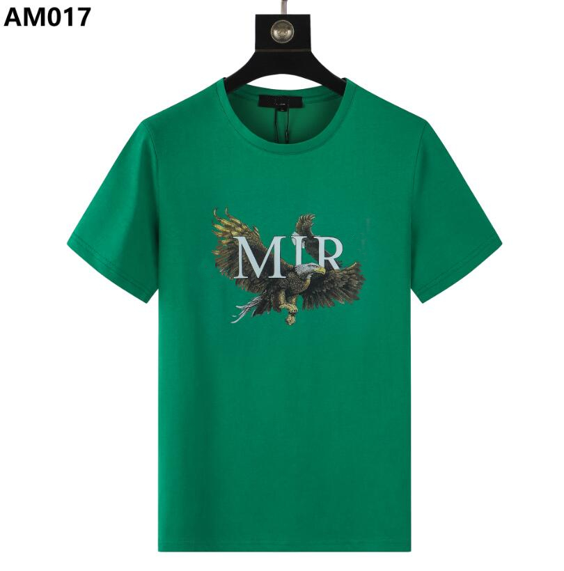 

2022 Brand high quality men's T-shirt red green blue black and white five colors women's cotton classic senior designer jacket M-5XL#03