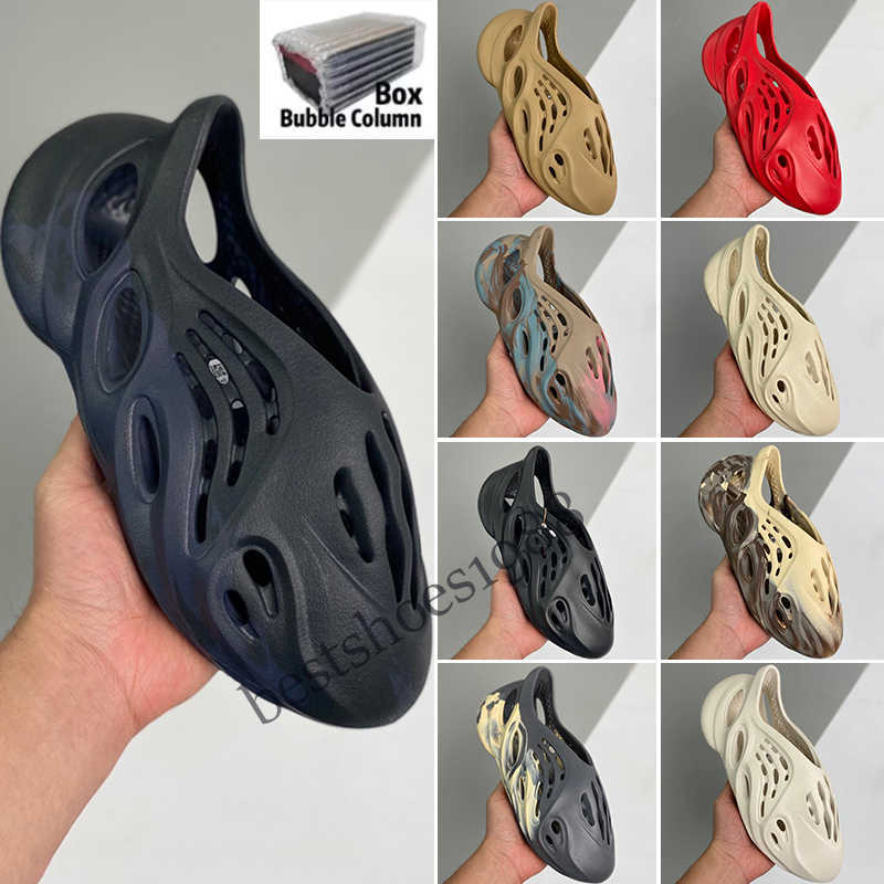 

Vermillion Foam Runner Mineral Blue sandal Slide Slippers RUNR MX MXT Cream Moon Grey Ararat Sport Shoes Desert Sand mens slides B, Color 8