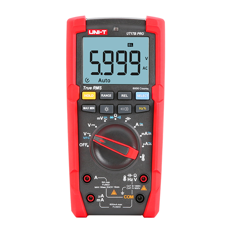 

Digital Multimeter UNI-T UT15B UT17B PRO UT18B Plus 1000V VFC Auto range Relative mode True RMS
