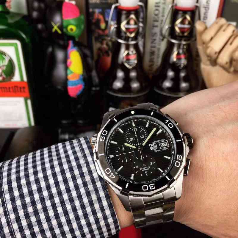 Luxury Watches for Mens Mechanical Wristwatch Tag heue Aquaracer Calibre 5 Fully Automatic Men's 49bg Designer