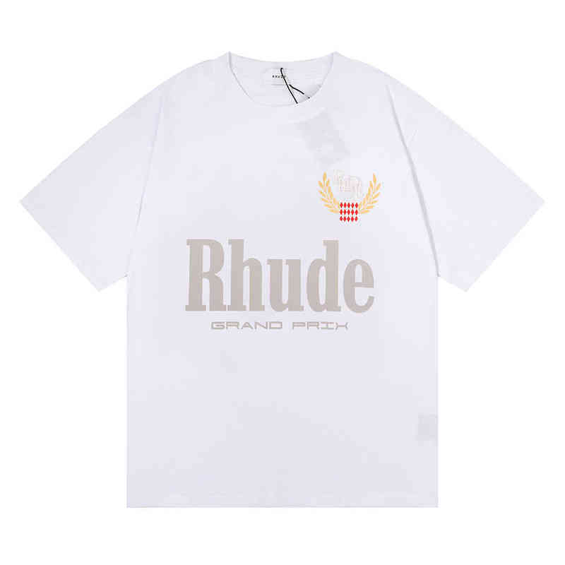 

Summer Men' T-shirts Short Sleeve Crew Neck Grand Prix Print Tees Polos Classic Fashion Style Designer Women Men UY9Z I1NO FGYF, White