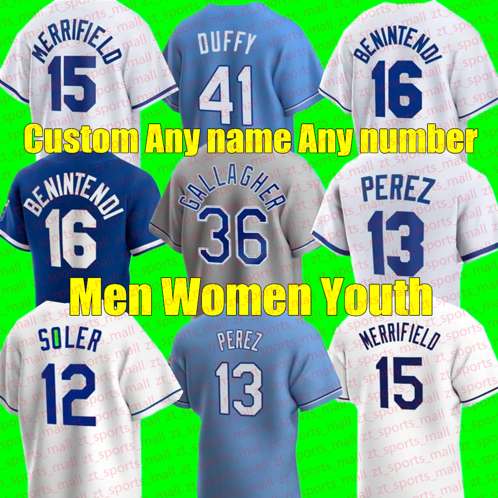 

2022 City Connect Men Women Youth Baseball Jersey SALADOR PEREZ ANDREW BENINTENDI CARLOS SANTANA KANSAS CITY BOBBY WITT JR ROYALS WHIT MERRIFIELD JORGE SOLER jersey