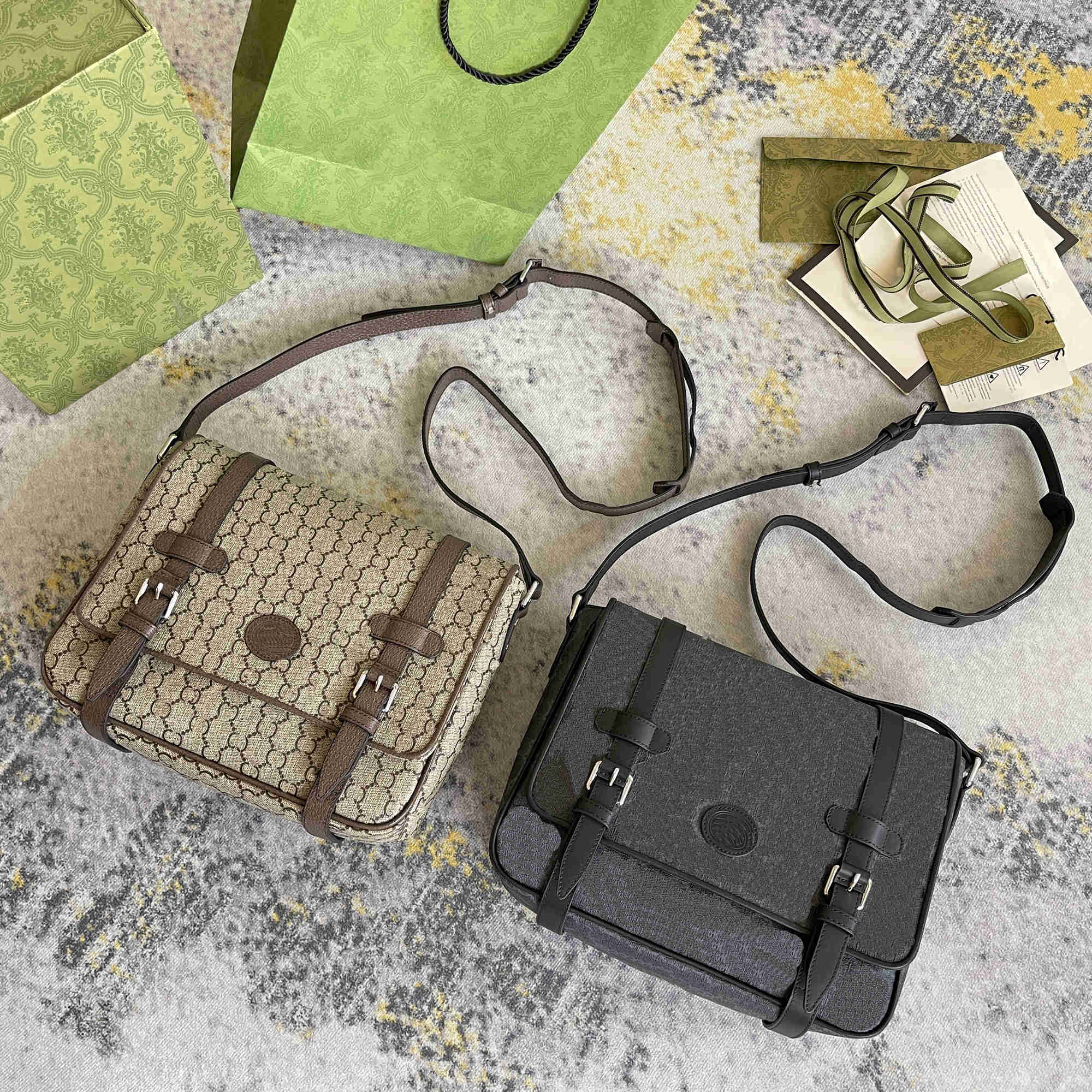 

Postman Bag New Luxury Designer Crossbody Mens Messenger Commuter Leisure Cover Leather Lattice One Shoulder Bag