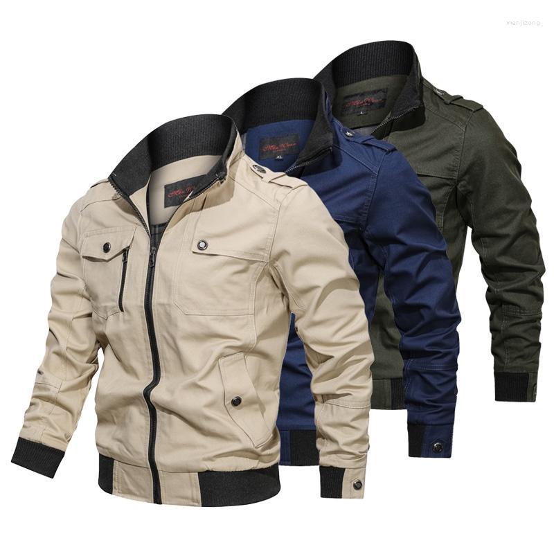 

Men' Jackets Men Spring Autumn Army Military Cargo Jacket Casual Bomber Multi-pocket Slim Fit Coats 2022 Male Outdoor Windbreaker, Mgc03red