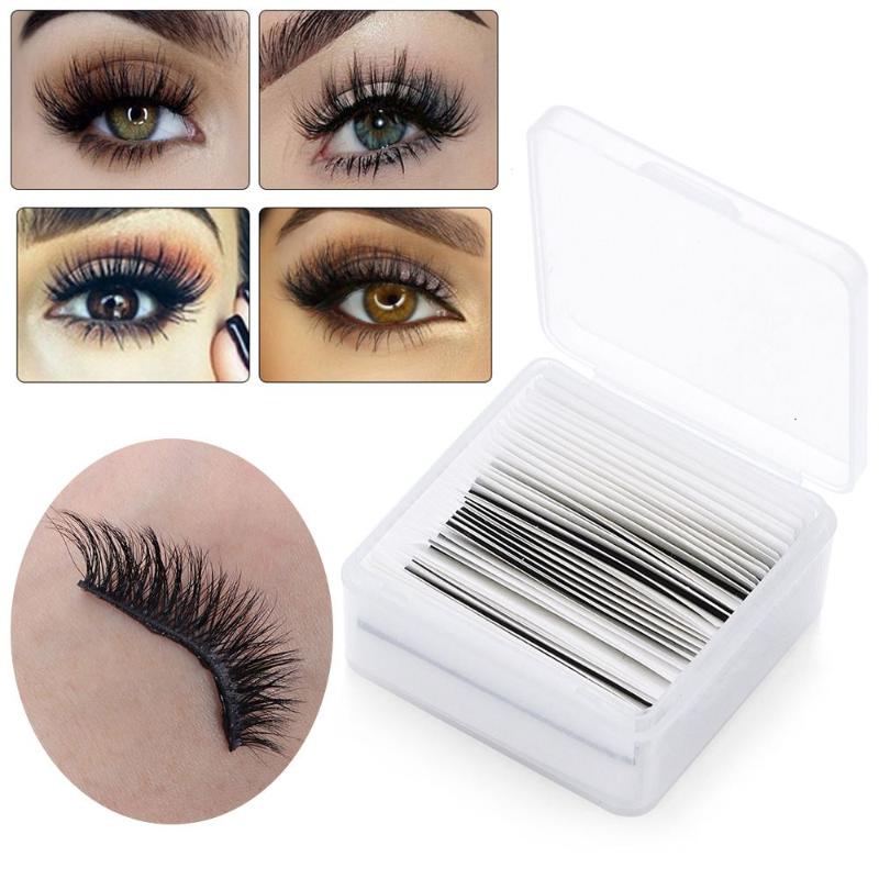 

False Eyelashes Longlasting Easy To Use Fashion Glue-free Strip Hypoallergenic Self-adhesive Eye Makeup ToolsFalse