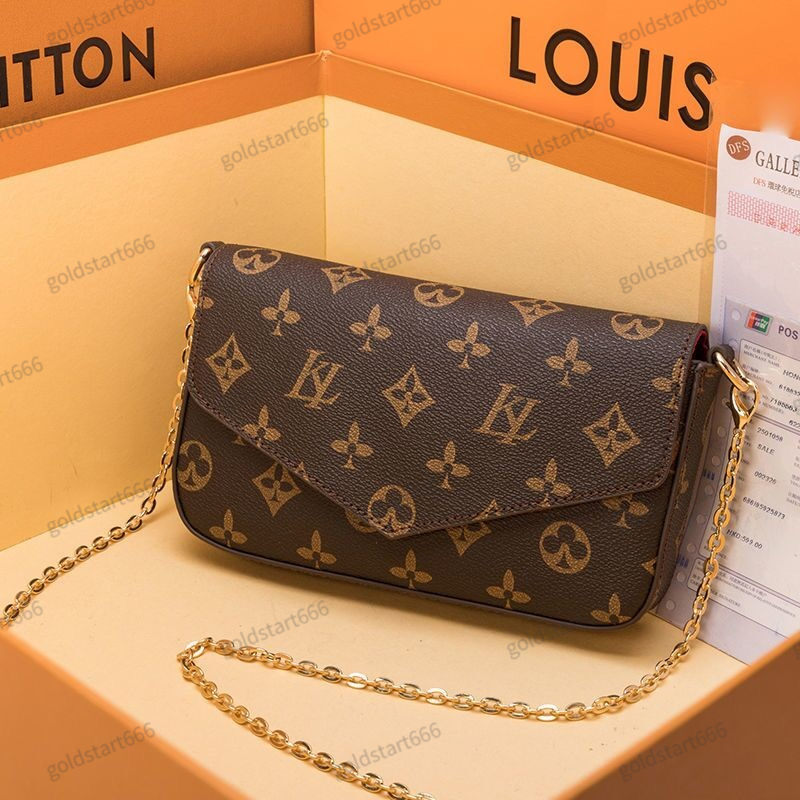 

Women Bags Chain Bag Real Leather Wallet Card Crossbody Purse Shoulder Messenger Wallets, Embossing red