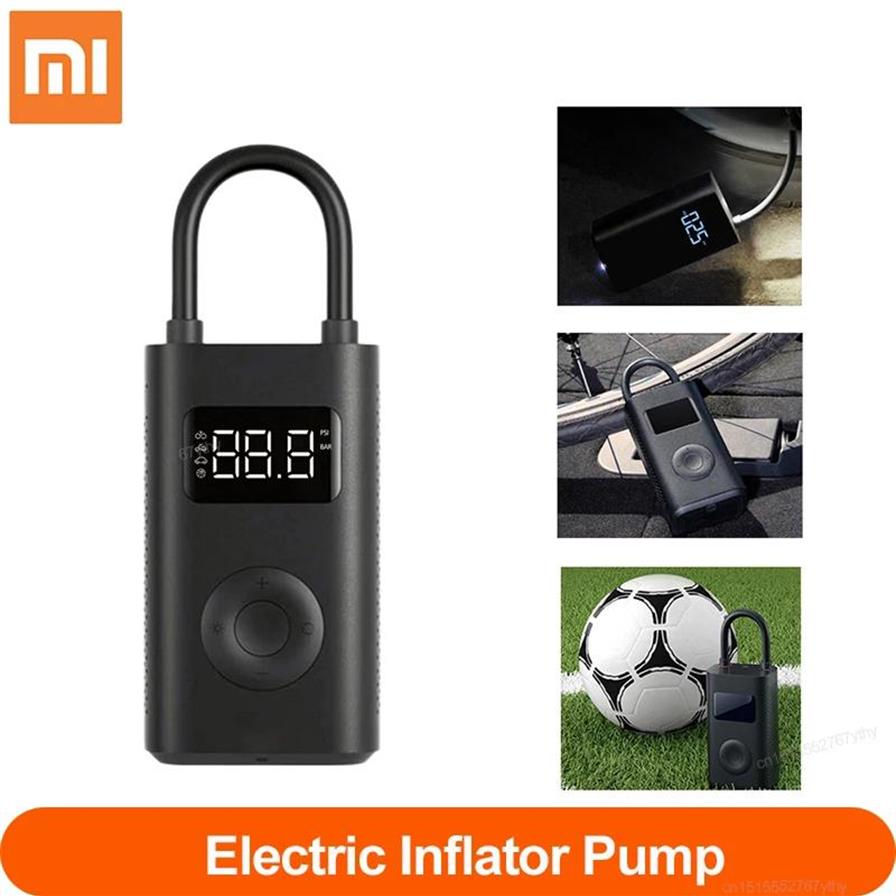 

To US Xiaomi Electric Inflator Pump Portable Smart Digital Tire Pressure De197d