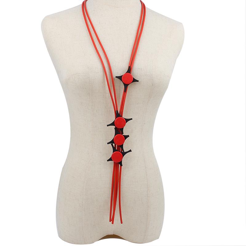 

Pendant Necklaces YD&YDBZ One Rubber Piece Necklace For Model Choker With Long Fashion Gothic Clothing Accessories Jewelry Women 2022