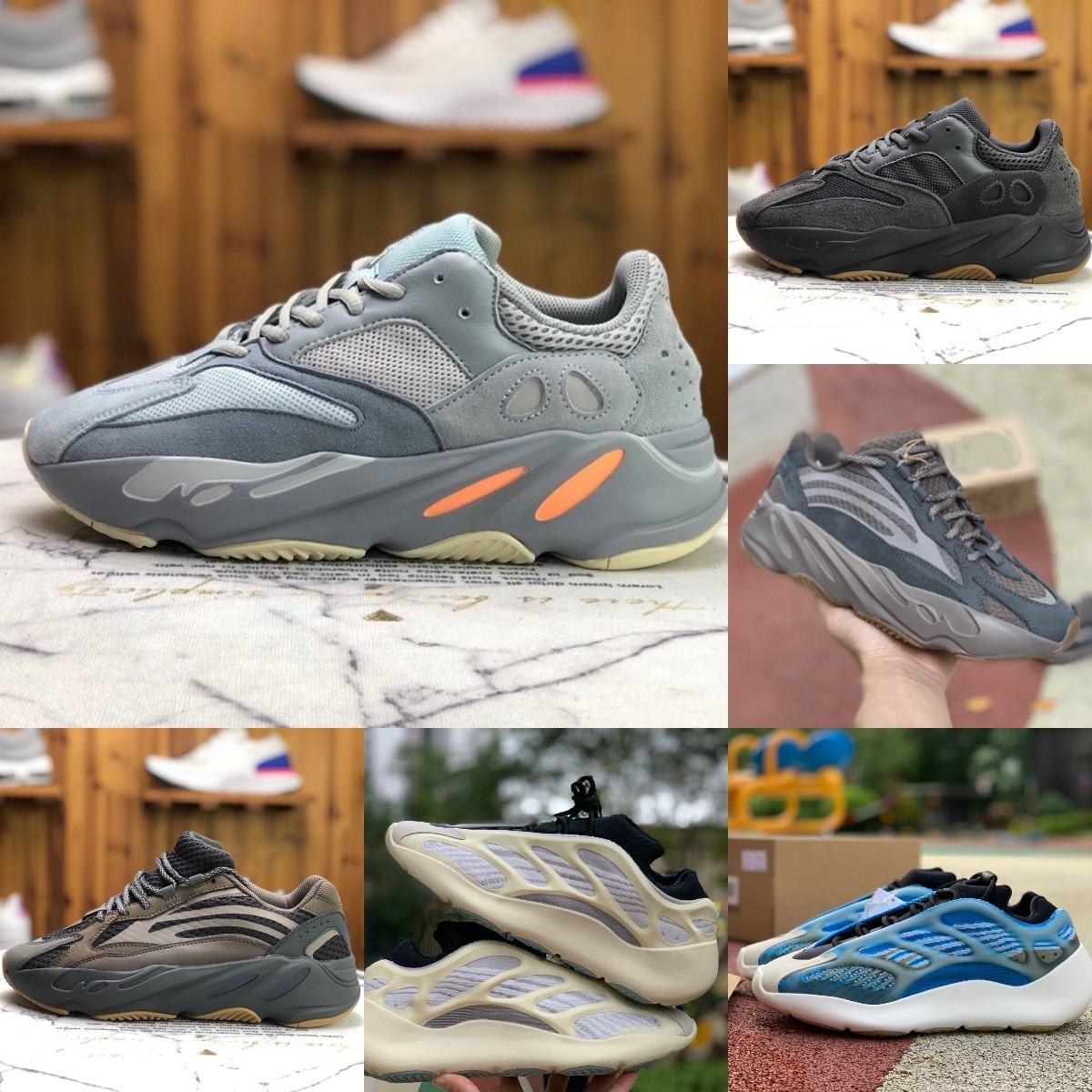 

High Quality Enflame Amber 700 V2 Men Women Sports Shoes Inertia Runner Sea Bright Blue 700S Geode Alvah Azael Static Magnet Wave Solid Grey Tephra Trainer Sneakers S1, Please contact us