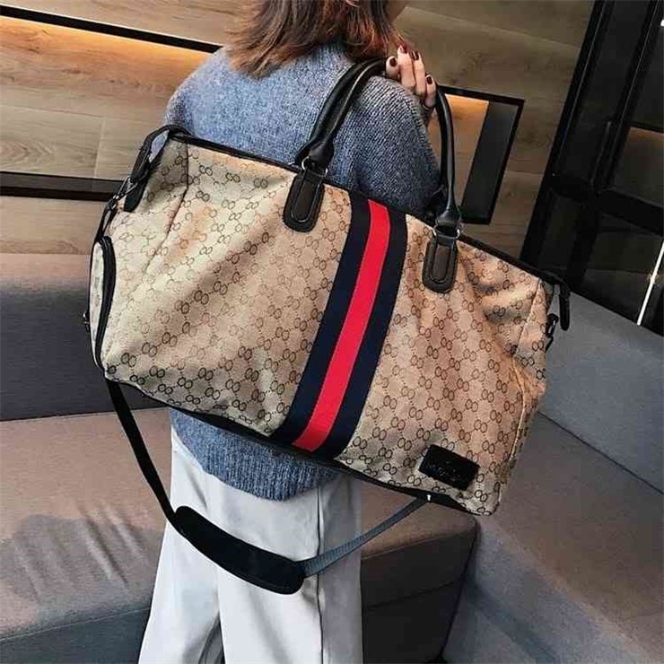 

62% OFF trendy bags 2022 New Designer Handbags bags Luxury quality Shell boarding female portable version short distance capacity luggage tide light travel, Large