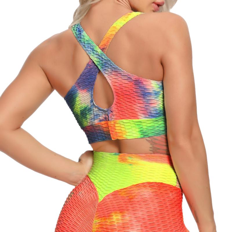 

Yoga Outfit Sleeveless Backcorss Bras Sport Singlet Women Athletic Fitness Tank Tops Gym Running Training ShirtsYoga, Yellow with black