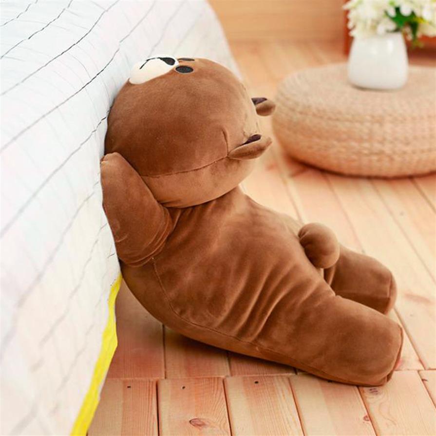 

Brown bear and cony rabbit plush toy brown pillow toy lovely Cartoon doll f2357