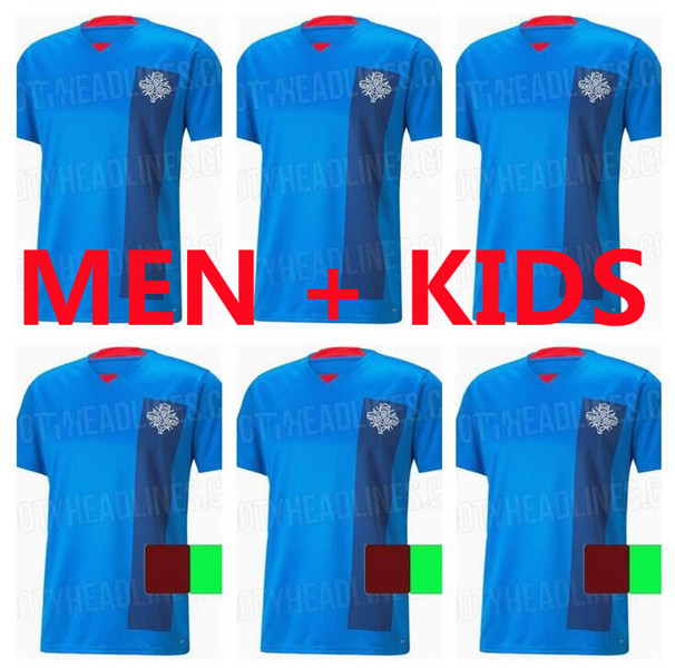 Men Kit Kit 2022 2023 Équipe nationale Iceland Jerseys de football 22 23 Gudmundssson Sigthorsson G.Sigurdsson Ingason Gunnarsson Football Shirt