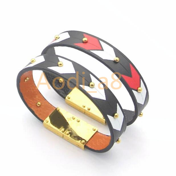 

Top Men Women lovers Charm Bracelets Wedding bracelets leather cuff bracelet Paris designer Jewellery Fashion accessories with gift box