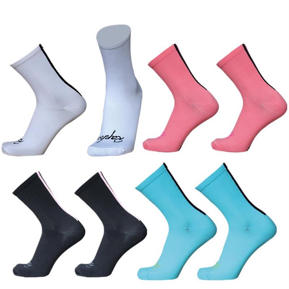 

Rapha Cycling Socks Heel Line Compression And Breathable Sports Bike Calcetines Ciclismo2669, Black