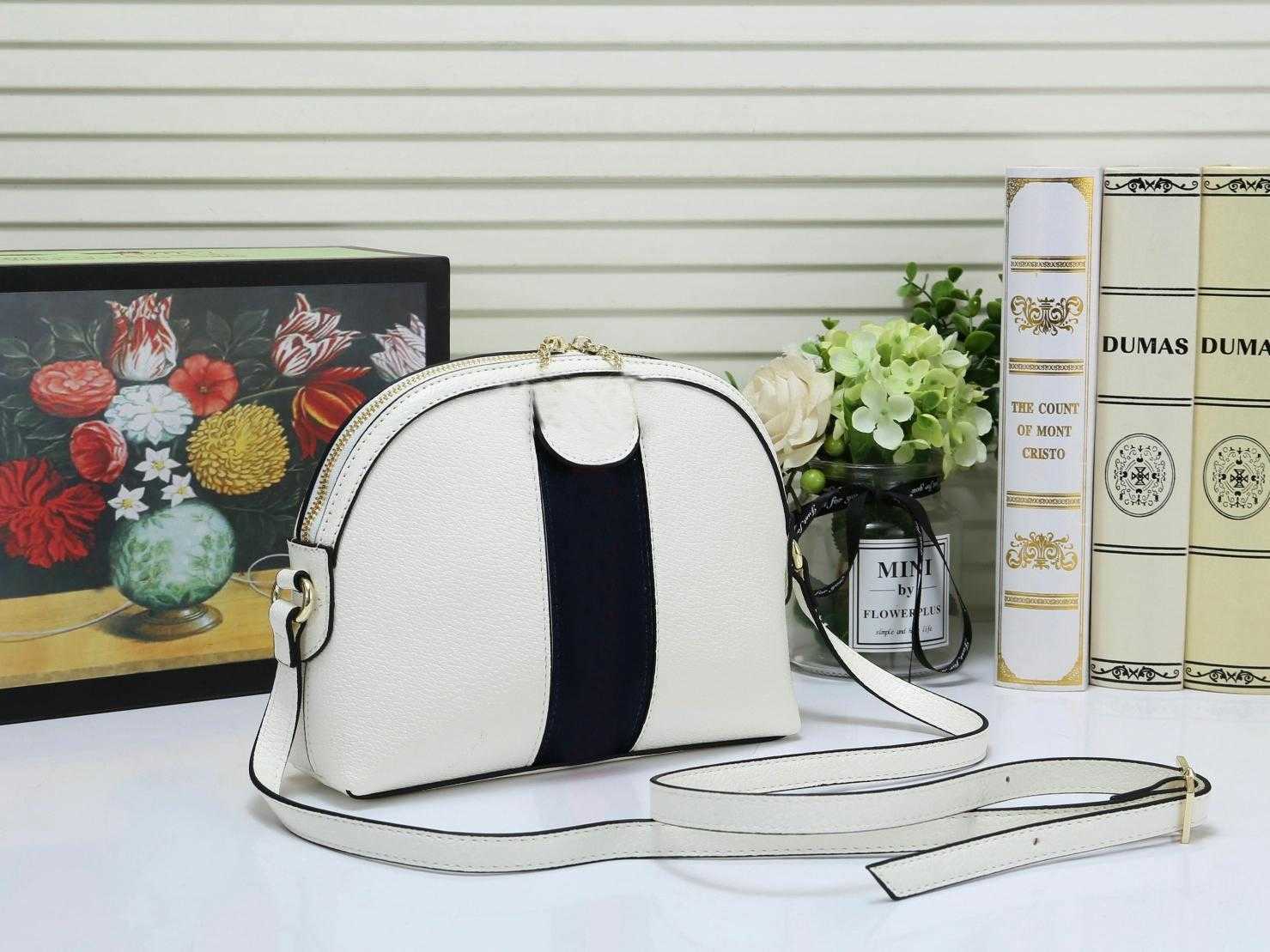 

Fashion lady handbag purses high quality crossbody bags Luxurys DesignS bags letter stitching striped shoulder bag shell bag free shopping, Khaki