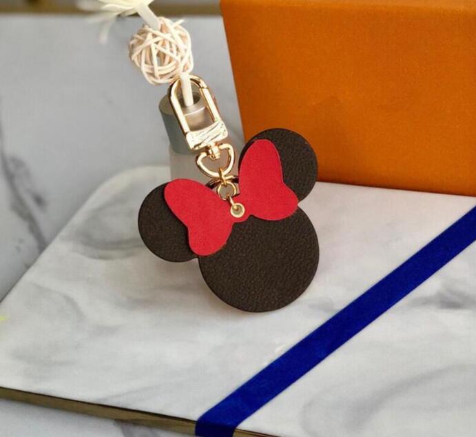 

Maxi Dragonne Key chain Buckle lovers Car Keychain Handmade Leather Designers Keychains Men Women Bag Pendant Accessories 6 Color