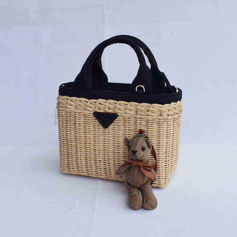 

Designer Bags handbag LIUS 23cm Luxury Bag Beach Style Rattan Woven Fashion Hand Women's Seaside Holiday, Just box
