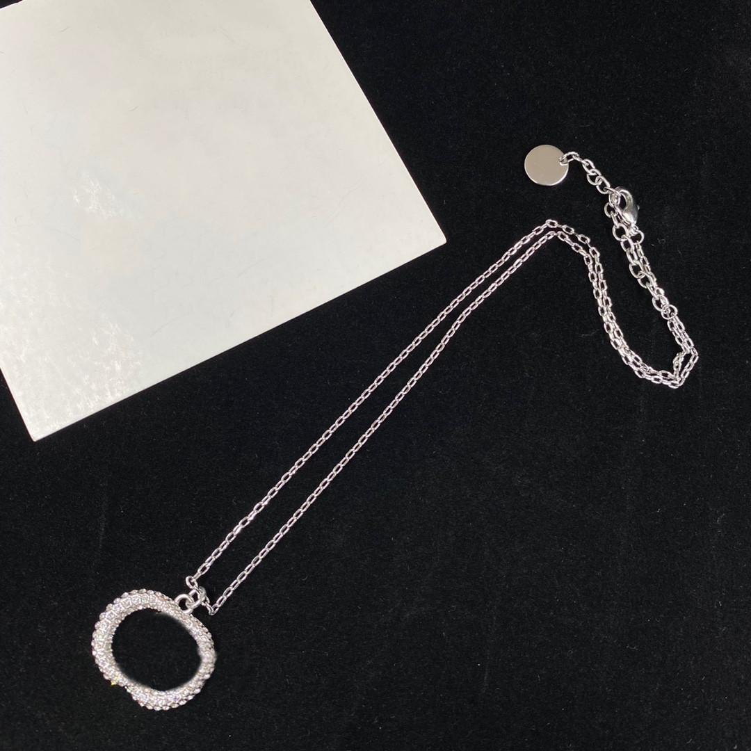 

Luxury Design Silver Chain Classic Fashion Necklace Retro Couple Chains Necklace Seiko High-end Jewelry Supply linkB