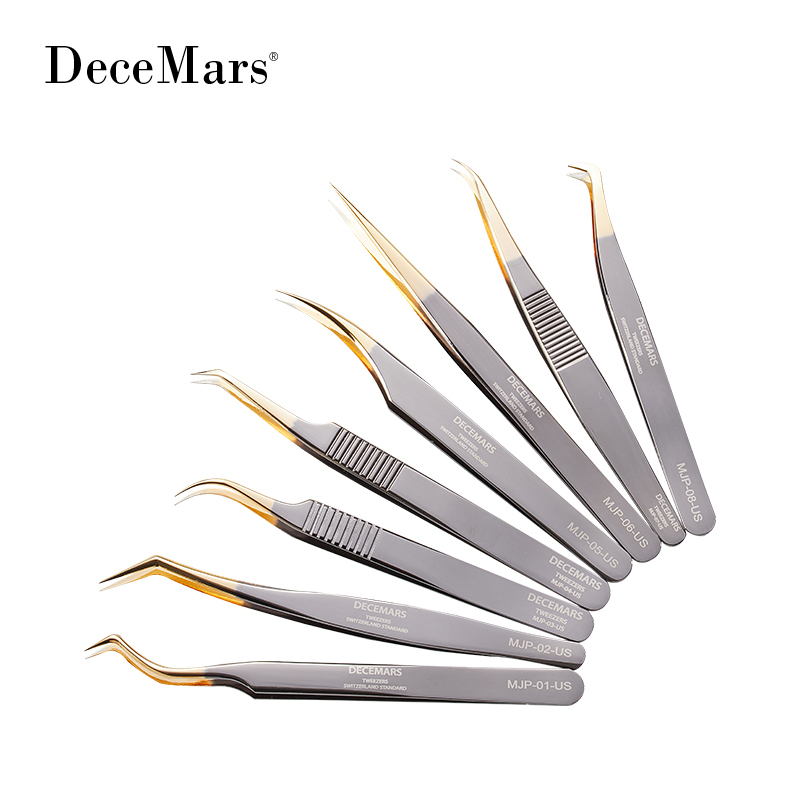 

DeceMars Eyelash Extensions Tweezers For Lash Artists 220524