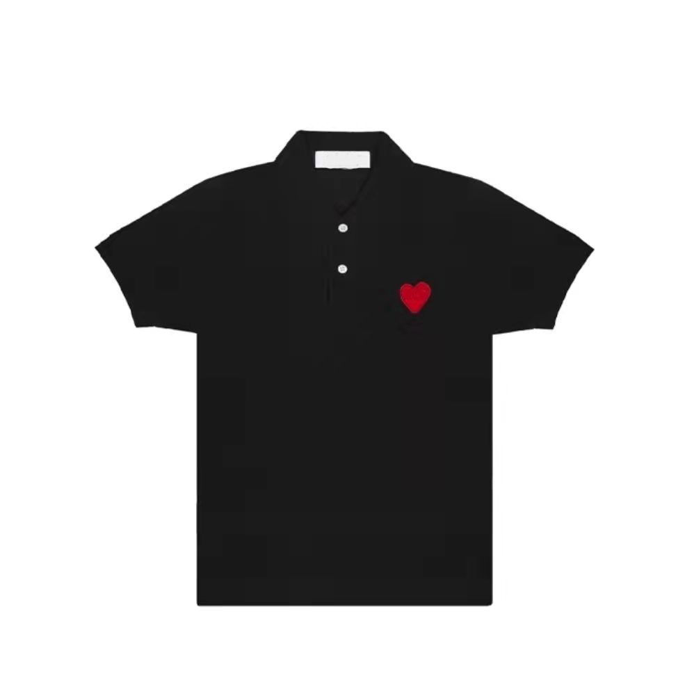 

Fashion Mens Play T Shirt Designer Red Heart Shirt Commes Casual Women Shirts Des Badge Garcons High Quanlity TShirts Cotton -XXXL, Supplement (not shipped separately)