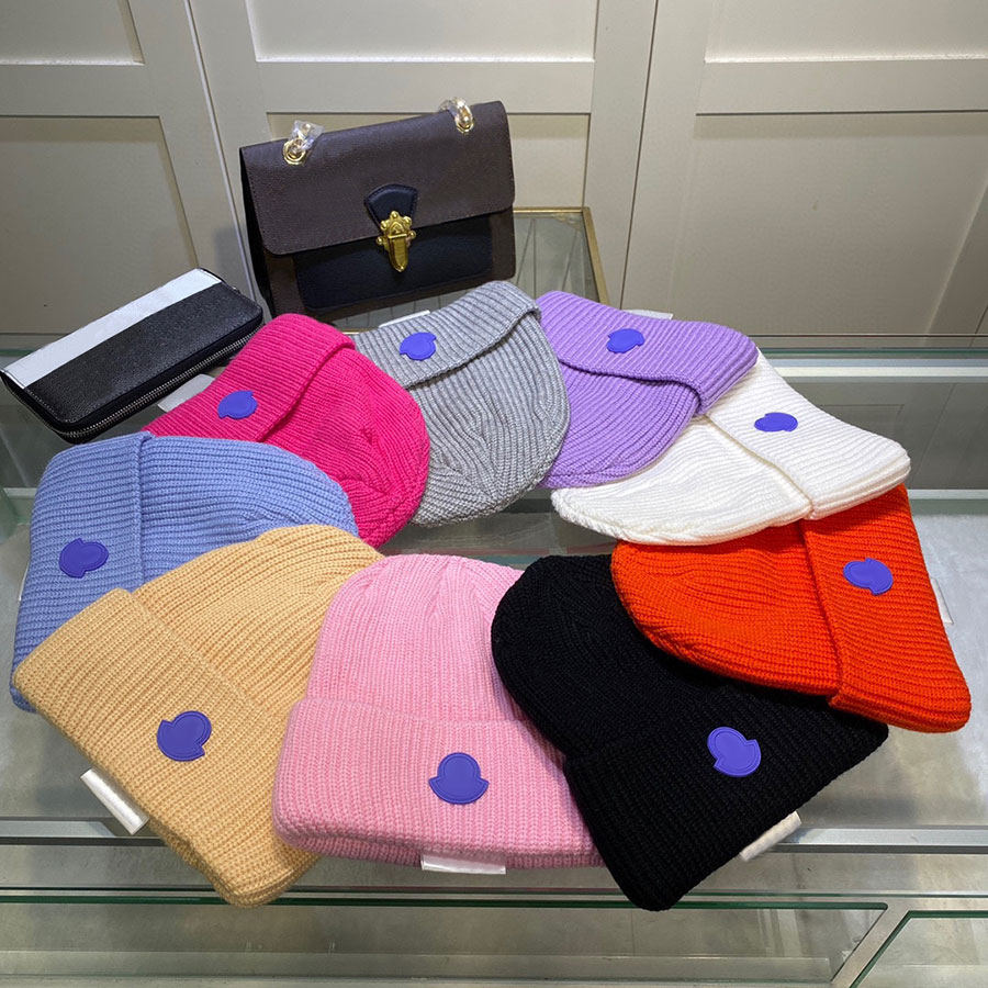 Designer Beanie Cap Skull Caps Bonnet Tricoté pour Homme Femme Hiver Chapeaux 9 Couleurs Top Qualité