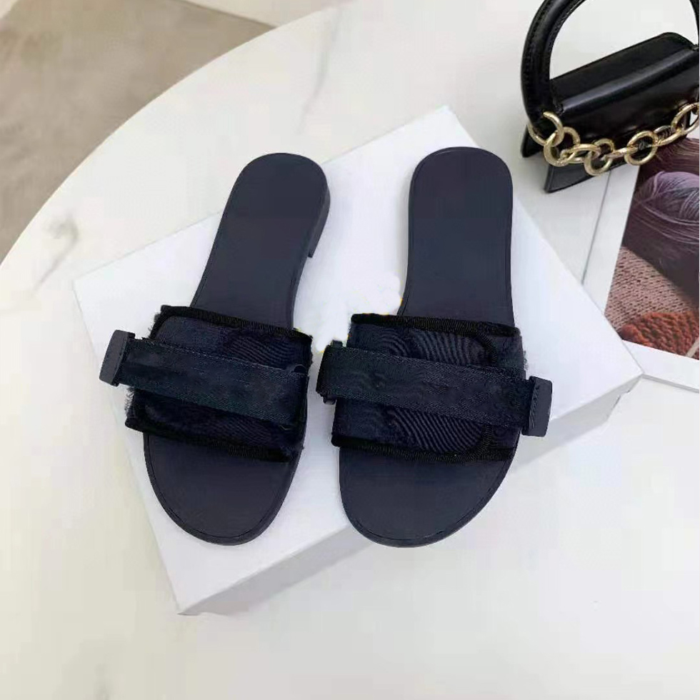 

Designer Comfort Sandal Slippers women shoes triple womens Luxury slipper Summer casual shoe Outdoor Beach Flip Flops size 35-42