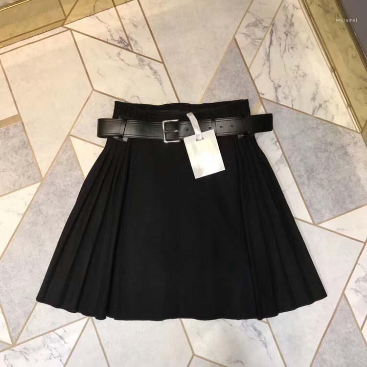 

Skirts 2022 Women Pleated Winter 2colors At180761, Black