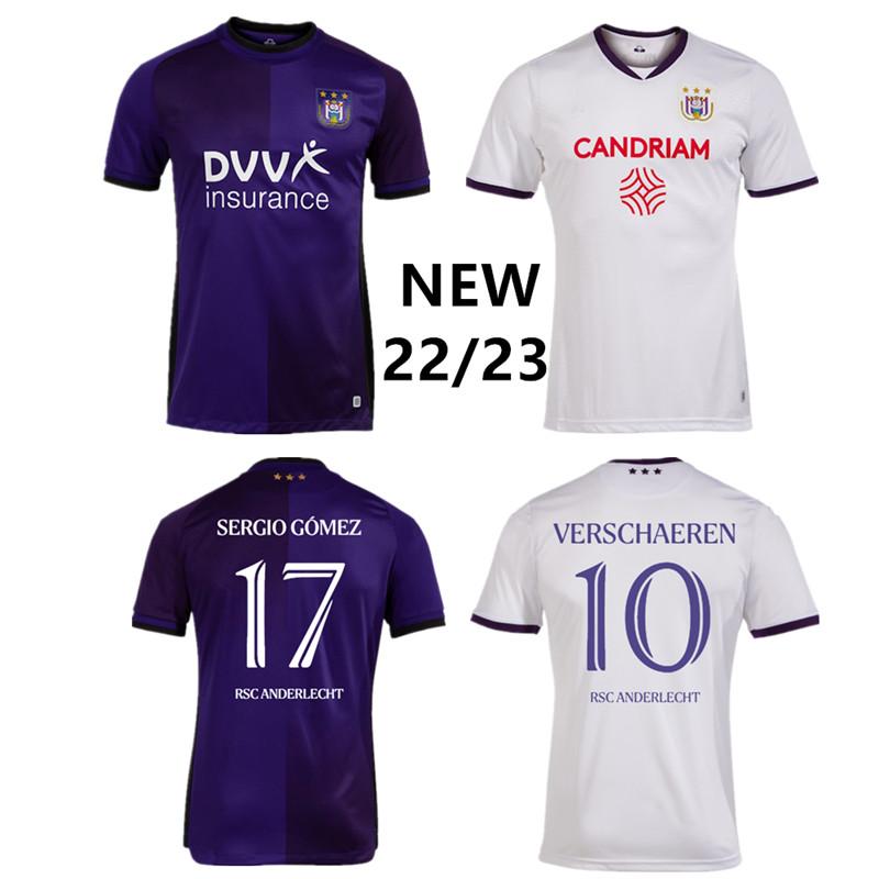 

Men's T-Shirts ANDERLECHT VERSCHUEREN 2022 23 Customize Jersey VERBRUGGEN KOMPANY REFAELOV Men T-shirtMen's, No name
