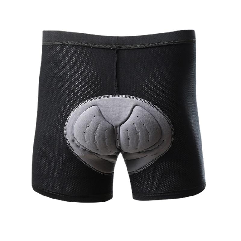 

Motorcycle Apparel Black Cycling Shorts Men Bicycle Comfortable Underwear 3D Silicone Sponge Padded Bike Underpants