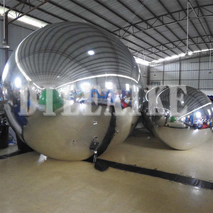 

bouncer Silver golden Inflatable Mirror Ball Advertising Activities Fashion Show Wedding Decoration Balloon for 258U