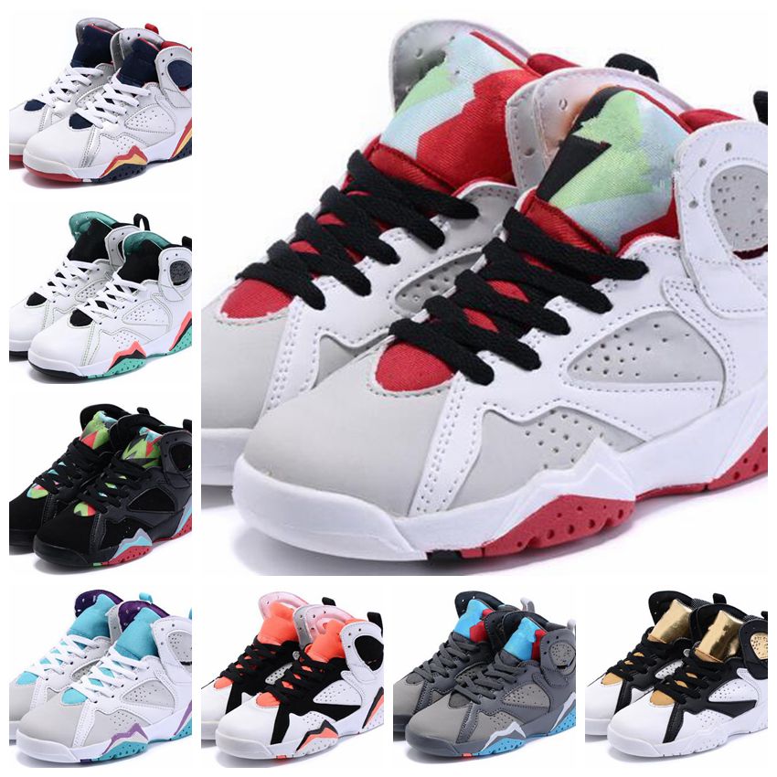 

Luxury Designer Kids Jumpman 7 Sneakers climbing Children Boys Girls Baby Toddler 7s Basketball Shoes Cotton Fabric Mesh boby kid Athletic Sneaker Sports Shoes 28-35, #2