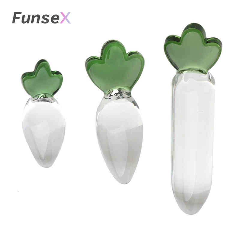 Nightlife Massager Butt Anal Plug Sex for Women toys Plugs Penis Carrot Glass Anus Dildo Adult Masturbation Gay Toys Lover Gifts-image-770923430