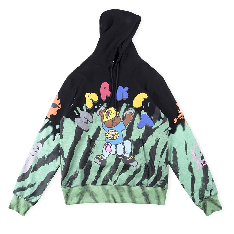 Sweat-shirt noir Hoode Men Femmes Cartoon Imprimé à capuche Sweatshirts 11 Fleep de haute qualité Hoodie Men's Tops