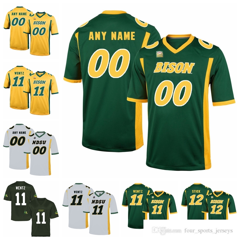 

NCAA NDSU Bison College Football Jerseys 10 Lance Dunn Jersey Dimitri Williams Adam Cofield Ty Brooks North Dakota State Jerseys Custom Stitched, Youth green