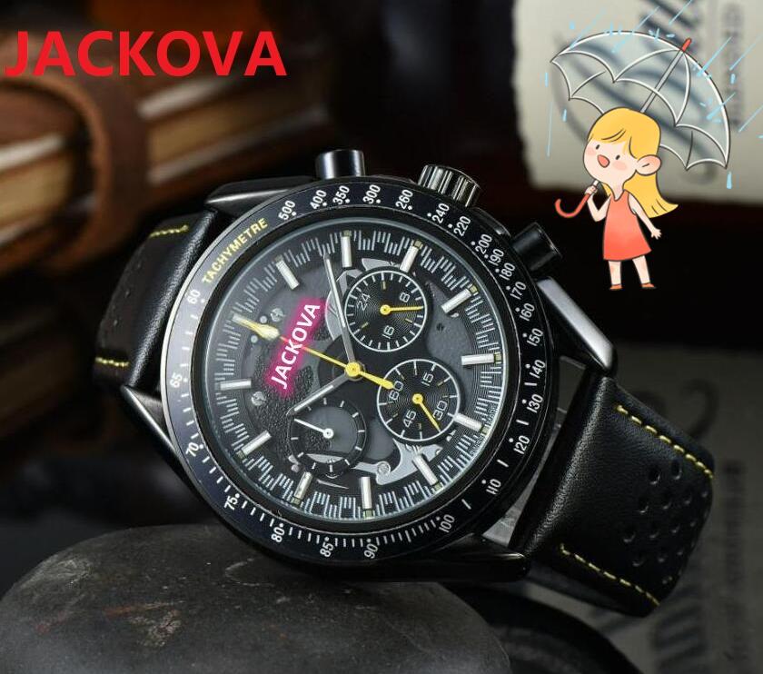 

Six Stiches Full Functional Mens Sports Wristwatch 43mm Quartz Movement Male Time Clock Watch Nylon Fabric Imported crystal mirror battery watchss, As pic