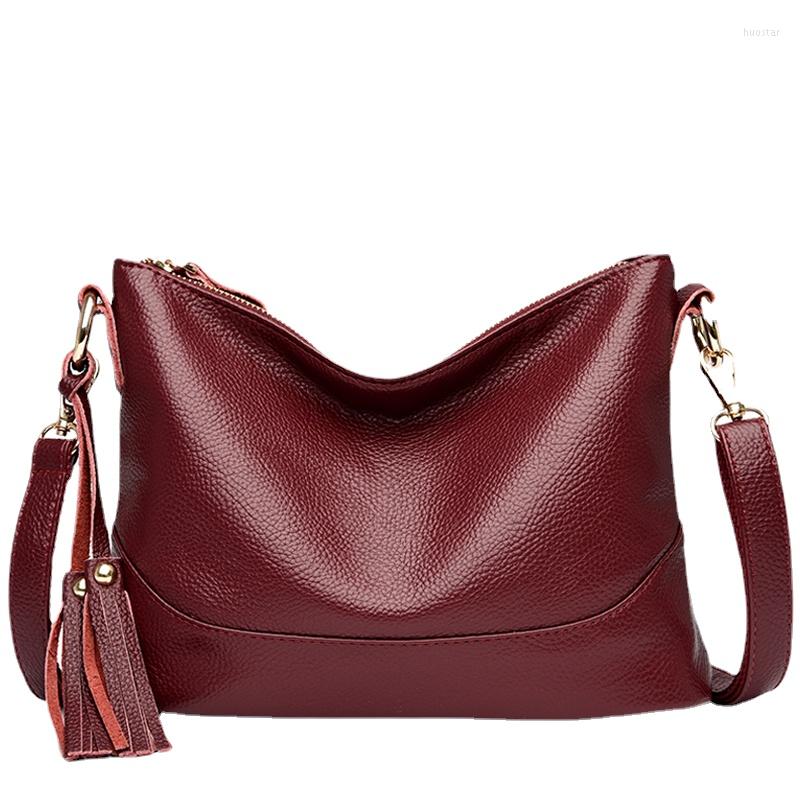 

Evening Bags High Quality Leather Crossbody For Women 2022 Luxury Handbags Designer Shoulder Ladies Tote Bag SacEvening, Red-1
