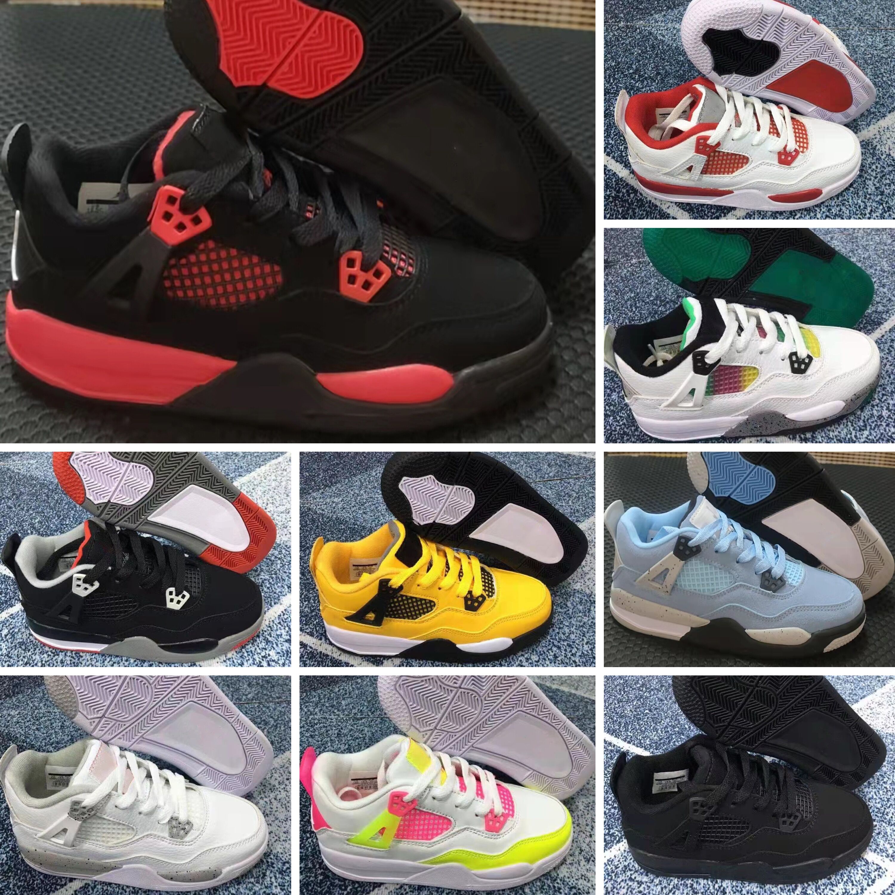 

Youth Running Shoes kid baby Sneakers off run out door Sports shoe Trainer Cushion Surface size 22-35, Color 1