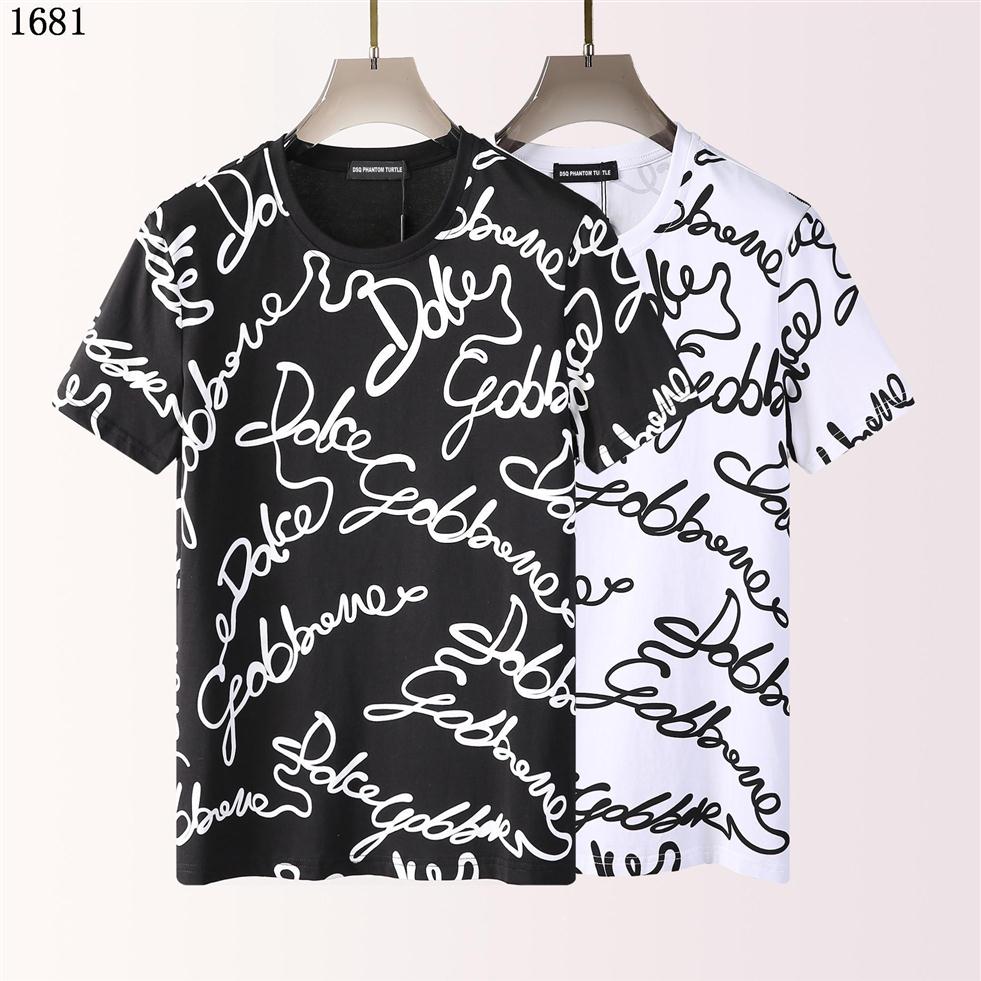 DSQ Phantom Turtle 2021SS Nouveau créateur pour hommes T-shirt Paris Fashion Tshirts d'été Male Top Quality 100% COTT SVG DSQUARDS 270K
