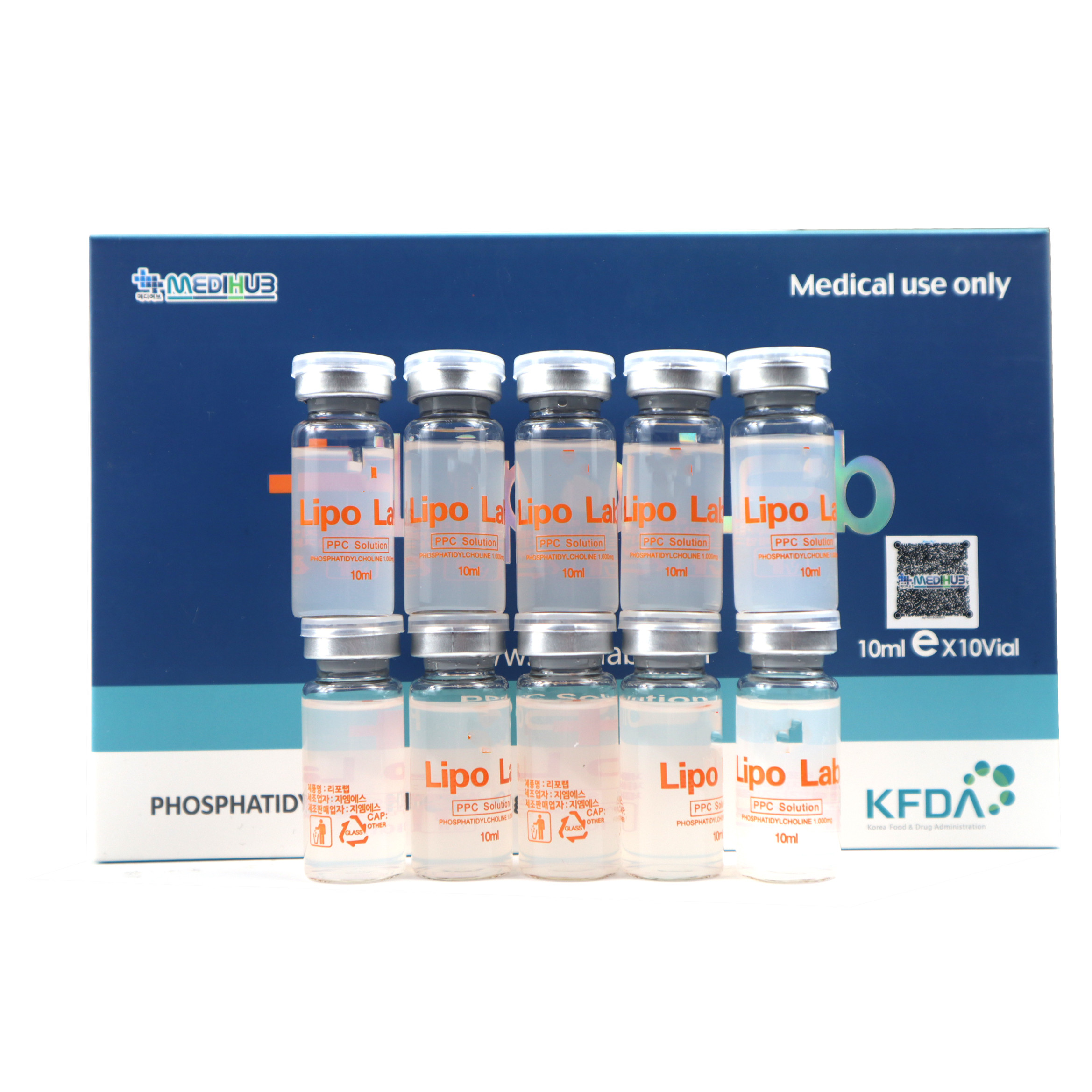 

10*10ml LIPO LAB PPC Solution lipolab slimming for body and face