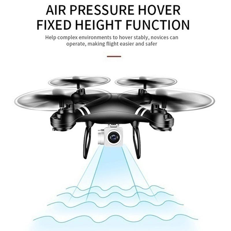 

Phantom 4 Pro HD Camera RC Drone Aircraft Wifi UAV Adjustable Camera Altitude Hold One Key Return/Take Off Quadcopter Drones new, Black