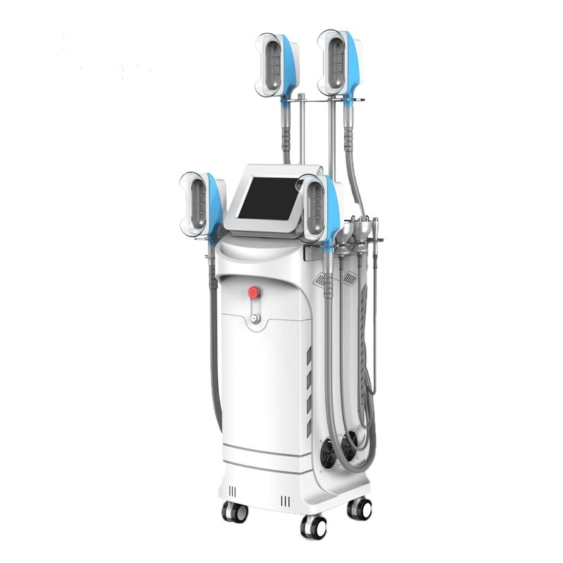high qulityBest Powerful 360 CRYO fat freeze 5 Handles Freezing Fat Cryolipolyis Machine with rf 40k cavitation and laser pad beauty machine