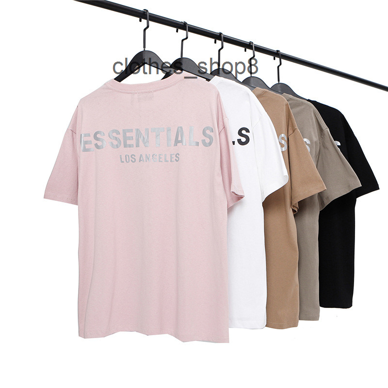 designer T shirts Men sweaters 2022 new spring and summer tide brand fog men's and women's Essentials reflective hot stamping short sle