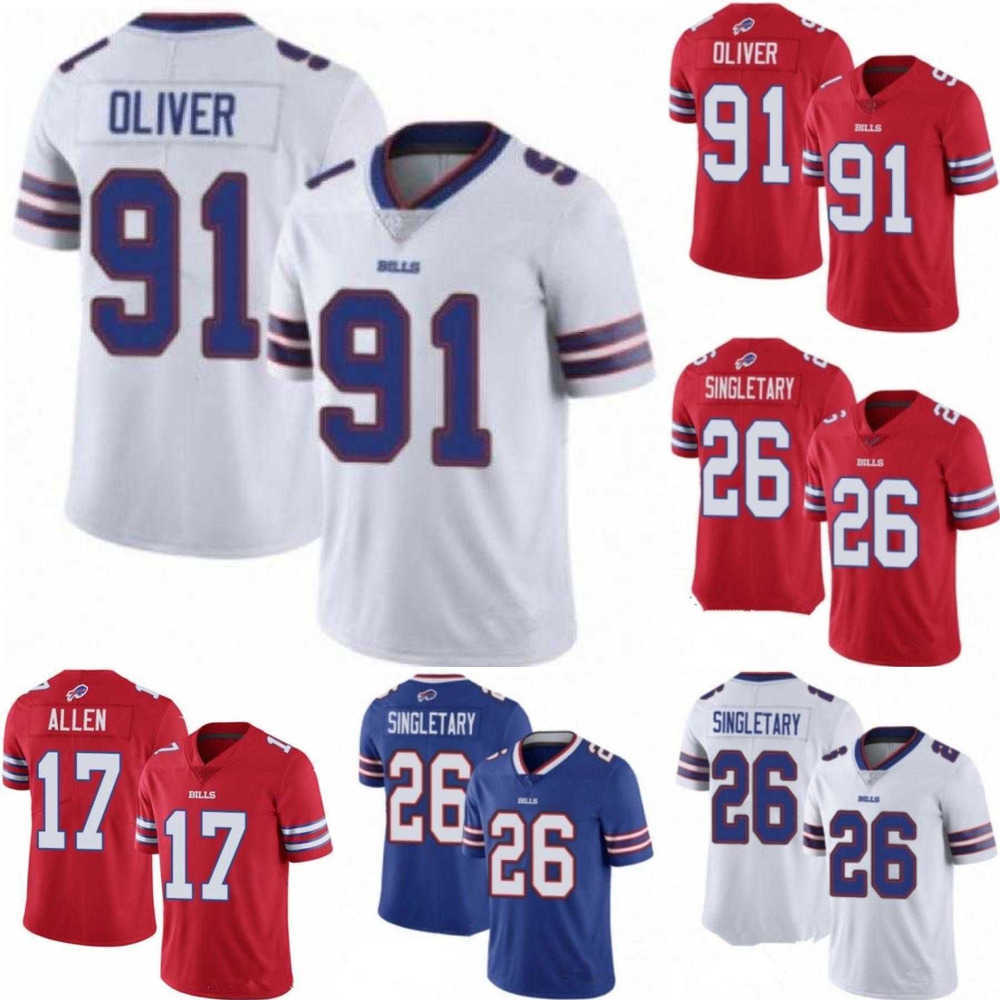 

Football Jerseys Buffalo''Bills''Men women youth 14 Stefon Diggs 91 EdOliver 26 Devin Singletary 17 Josh Allen red blue, Color